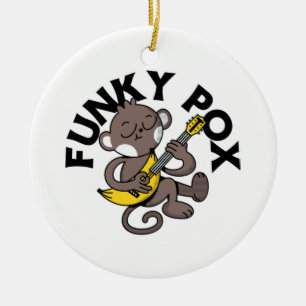 Affenpocken Funky Pocken Keramik Ornament
