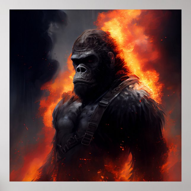 Affenposter Poster (Vorne)