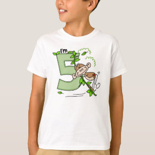Affenschwung am 5. Geburtstag T-Shirt