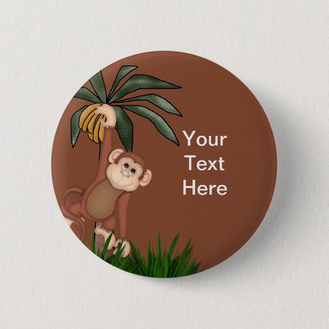 Affenstäbchen Button (Vorderseite)