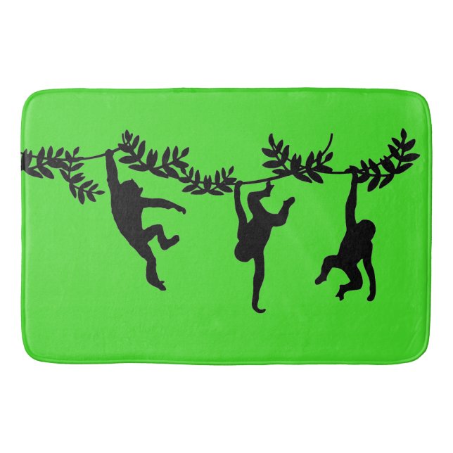 Affentruppe Badematte (Vorderseite)