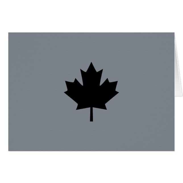 Affichage de Canadian Black Maple Leaf (Devant horizontal)