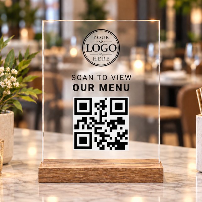 Affichage de menu sur table avec code QR (Créateur téléchargé)