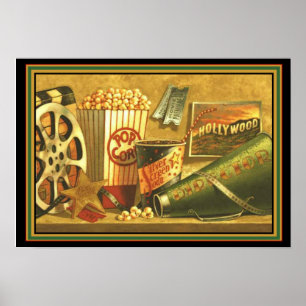 Affiche 13 x 19 de décor de théâtre