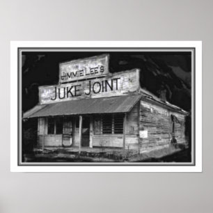 Affiche 13 x 19 de joint de B&W Juke