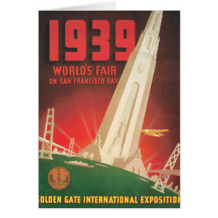 Affiche 1939 de voyage de San Francisco de