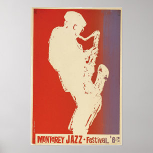 Affiche 1964 de festival de jazz de Monterey