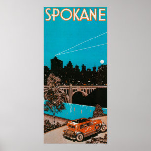 Affiche #1Spokane, WA de la publicité de Spokane