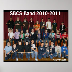 Affiche 2010-2011 de bande