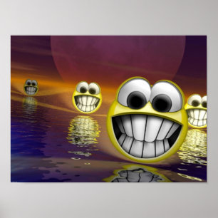 affiche 3d face