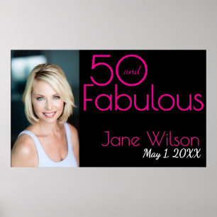 Affiche 50 ans et Fabuleuse