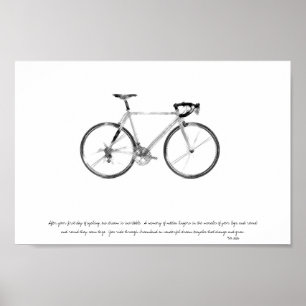 affiche à bicyclette