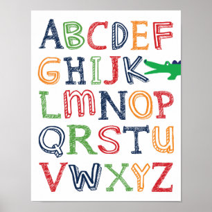 Affiche ABC Alligator