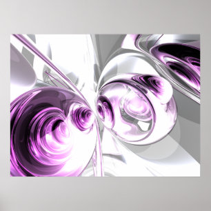 Affiche abstraite de circonvolution
