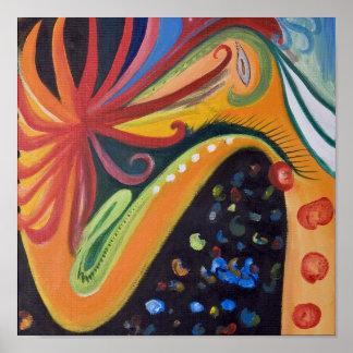 affiche abstraite de marissa