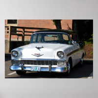 Affiche aérienne Chevy Bel 1955