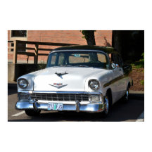 Affiche aérienne Chevy Bel 1955
