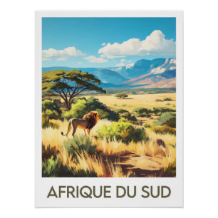 Affiche Afrique du Sud