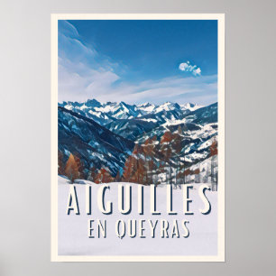 Affiche Aiguilles en Queyras Station