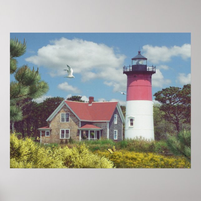 Affiche Alan Giana "Nauset Light" (Devant)