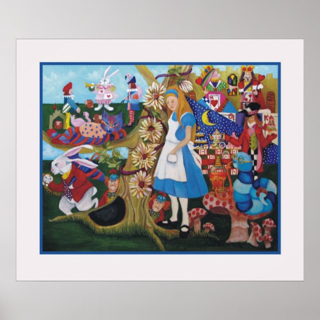 Affiche Alice au pays des merveilles (Devant)