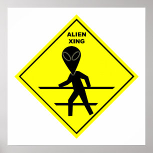 Affiche Alien Crossing
