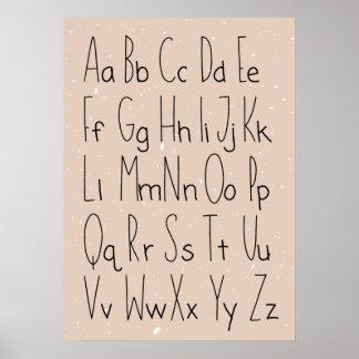 Affiche Alphabet