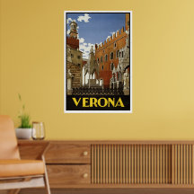 AFFICHE ANCIENNE VÉRONE ITALIE