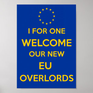 Affiche anti-Brexit pour le Resteur dans votre vie