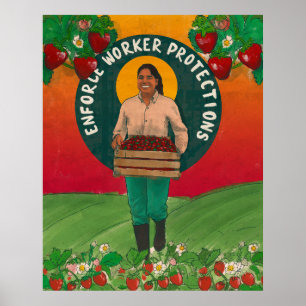 Affiche "Appliquer les protections des travailleur