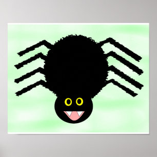 Affiche Araignée Noire