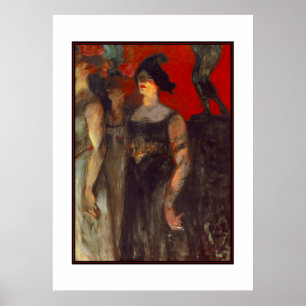 Affiche Artistes Célèbres Henri de Toulouse Lautre