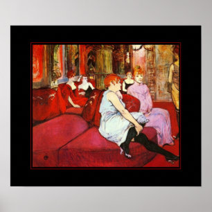 Affiche Artistes Célèbres Henri de Toulouse Lautre
