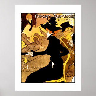 Affiche Artistes Célèbres Henri de Toulouse Lautre