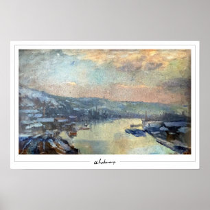 Affiche artistique Albert Lebourg Zedign #189