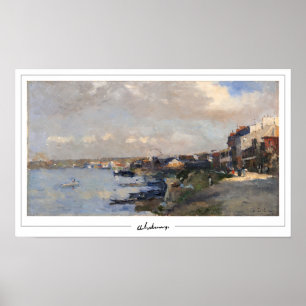 Affiche artistique Albert Lebourg Zedign #195