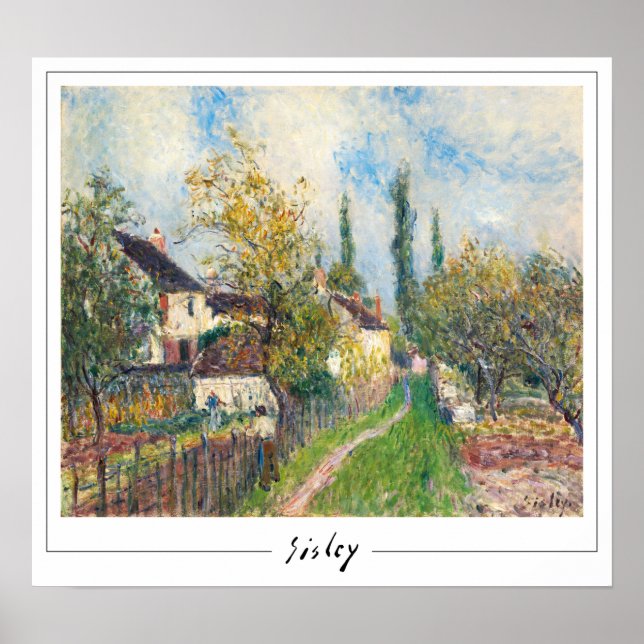 Affiche artistique Alfred Sisley Zedign #15 (Devant)