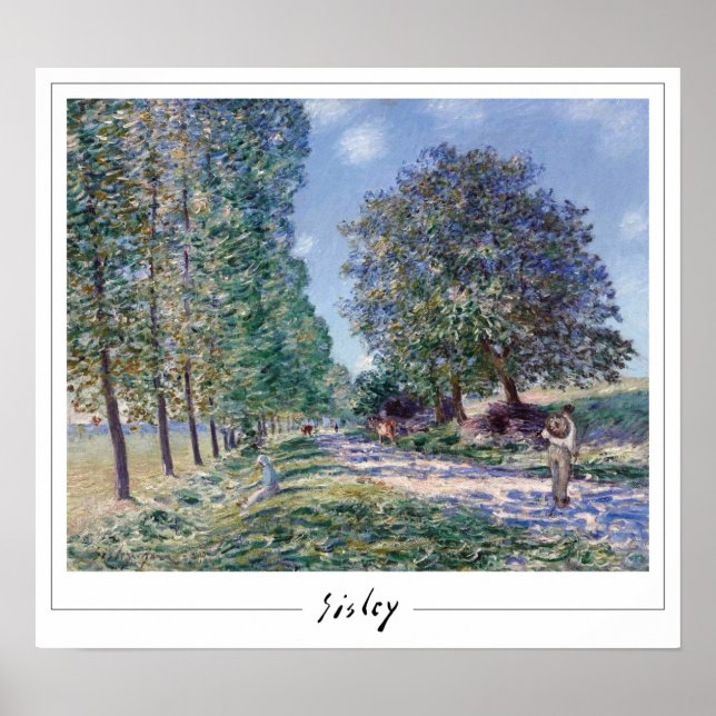 Affiche artistique Alfred Sisley Zedign #152 (Devant)