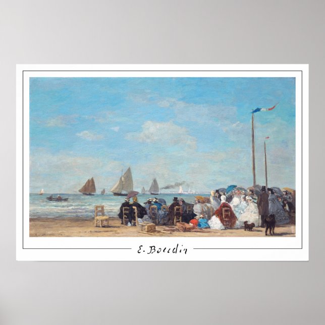 Affiche artistique Eugène Boudin Zedign #199-2 (Devant)