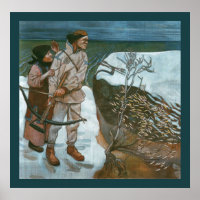 Affiche artistique "Revenge" de Gallen-Kallela