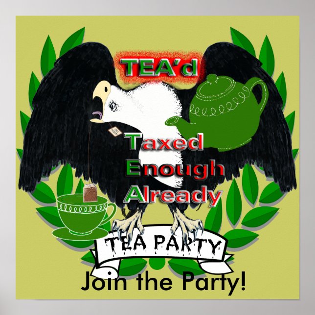 Affiche Assez Imposé déjà TEA'd (Devant)