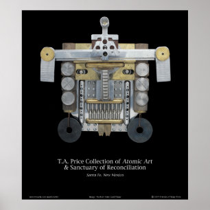Affiche atomique d'art