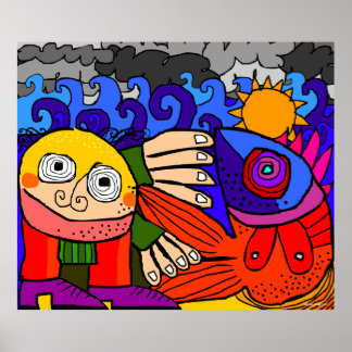 affiche "attraper une sirène"