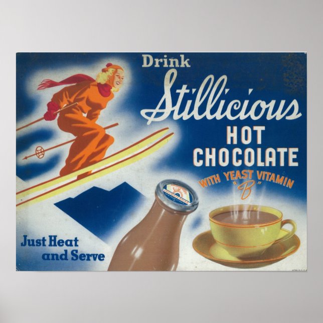 Affiche au chocolat chaud (Devant)