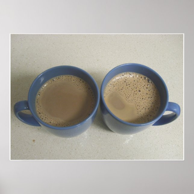 Affiche au chocolat chaud (Devant)