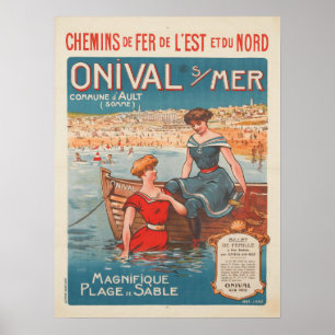 Affiche avec la copie de poster vintage de France