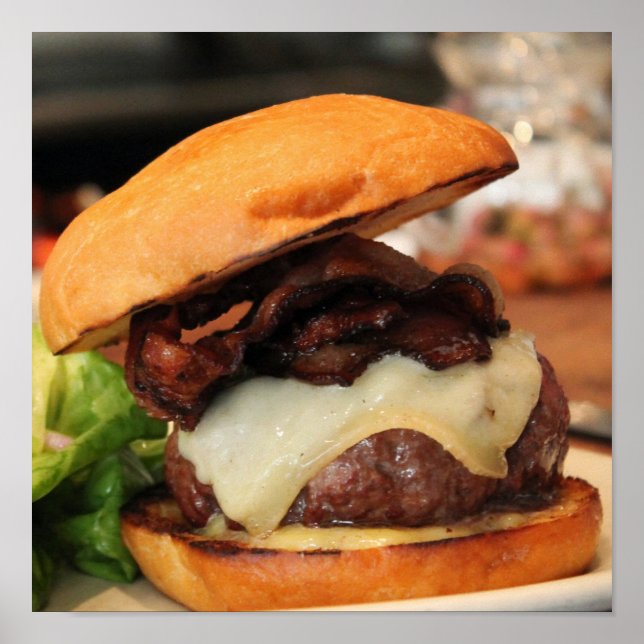 Affiche Bacon Cheeseburger (Devant)