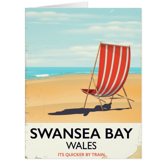 Affiche balnéaire de Swansea Bay Wales (Devant)