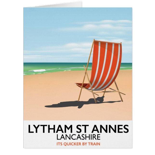 Affiche balnéaire Lytham St Annes Lancashire (Devant)