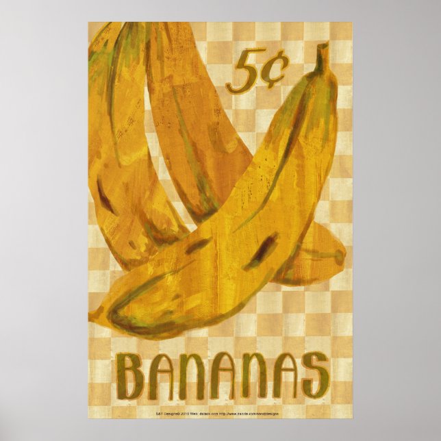 affiche banane (Devant)